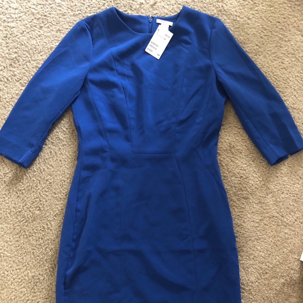 Royal Blue H&M Structured Dress